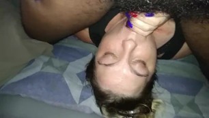 BBC Explodes Cum Deep in BBW MILF Throat after she got Fucked until Orgasm