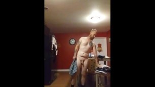 Spy Cam Brother in Law Walks around House Naked after Work!