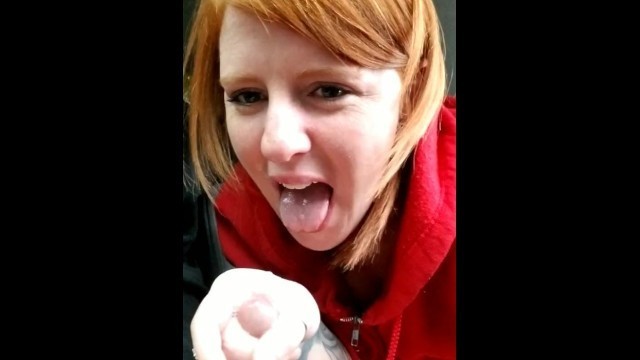 PART 2-THE CUMSHOT FOR TRUCK SUCK CUM WHORE AT IT AGAIN