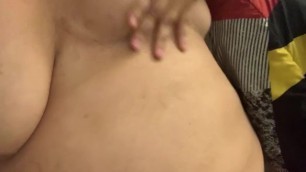Chubby Girl Playing with Fat Boobs