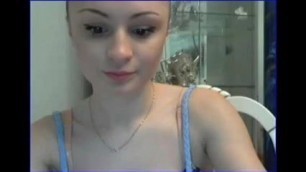 Claudine the ballerina playing with me on cam.