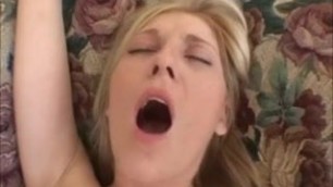 Hot Blonde with Big Boobs Gets Anal and Facial