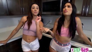 Which teen stepsister sucks cock better? Kylie Rocket or Vanessa Sky? Lets find out
