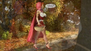 Mommy and lumberjacks. Little Red Riding Hood 3D comic