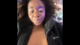 Pretty & Sexy Darkskin Ebony Jamaican Baddie Alliyah Alecia (American Newbie Pornstar)
